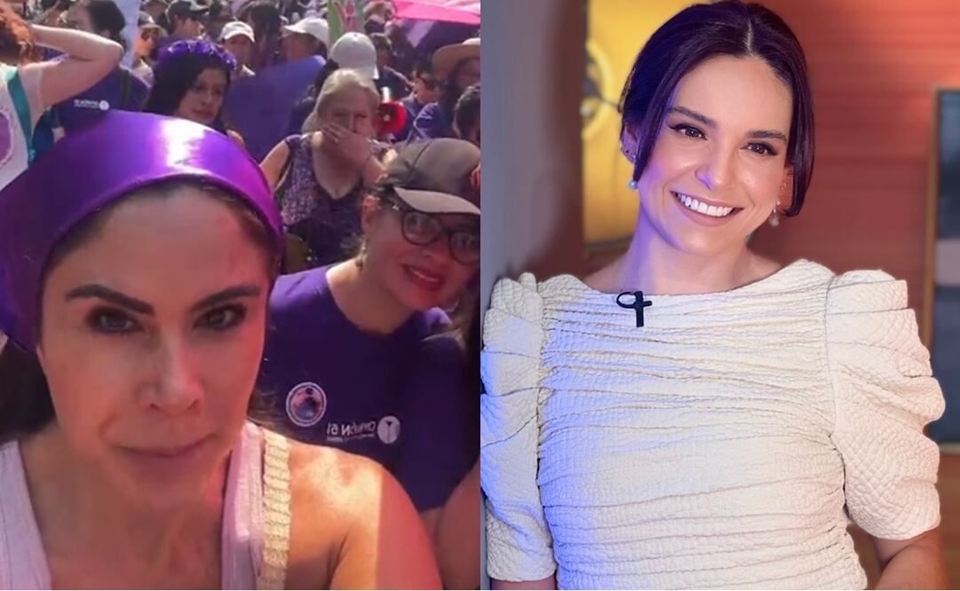 Las conductoras Tania Rincón y Paola Rojas. Foto: Instagram oficial.