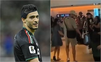 Raúl Jiménez es recibido entre aplausos al iniciar sus vacaciones en Cancún