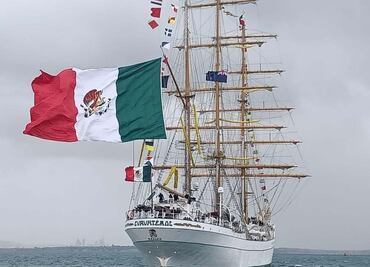 ¡Entrada espectacular!; mexicanos reciben en Nueva Zelanda al Buque Escuela Cuauhtémoc