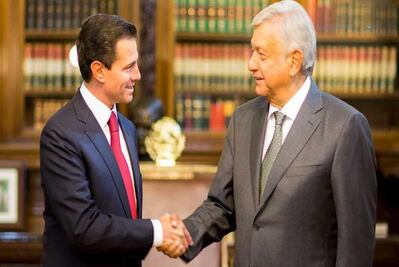 Así fue la reunión entre Peña Nieto y AMLO