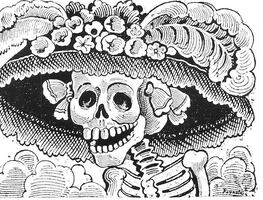 La invención de la calavera Garbancera y La Catrina