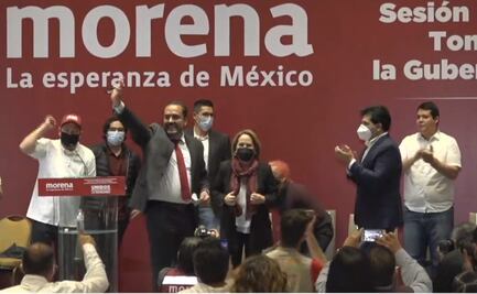 Rinde protesta Juan Carlos Loera como candidato de Morena a la gubernatura de Chihuahua