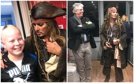 Johnny Depp se vuelve a poner el traje de Jack Sparrow