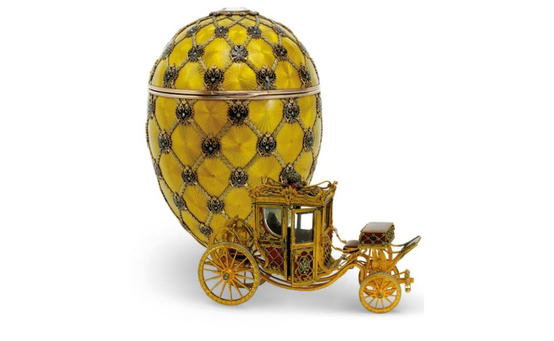 Huevo de La Coronación. (Foto: Museo Fabergé de San Petersburgo)