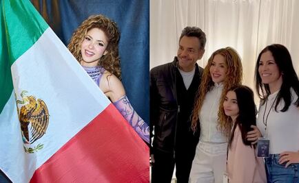 Eugenio Derbez presume su encuentro con Shakira; la colombiana lo recibe antes de su cuarto concierto en el Estadio GNP