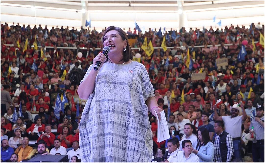 Xóchitl Gálvez en Durango. Foto: Berenice Fregoso/ EL UNIVERSAL