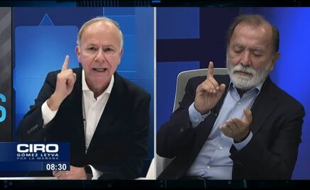 Ciro Gómez Leyva y Epigmenio Ibarra protagonizan discusión en vivo; ¿vas a seguir con tu perorata o vas a dialogar?