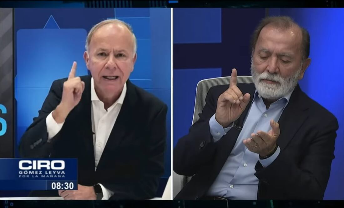 El periodista señaló al Ibarra de mentir y arremeter contra todo su equipo de trabajo en Radio Fórmula. Foto: captura