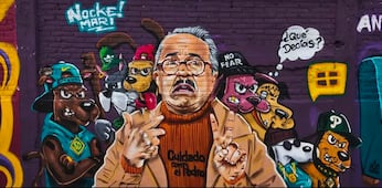 Pintan mural de Pedro Sola en Iztapalapa, tras dichos sobre maltrato animal; arte urbano se viraliza 