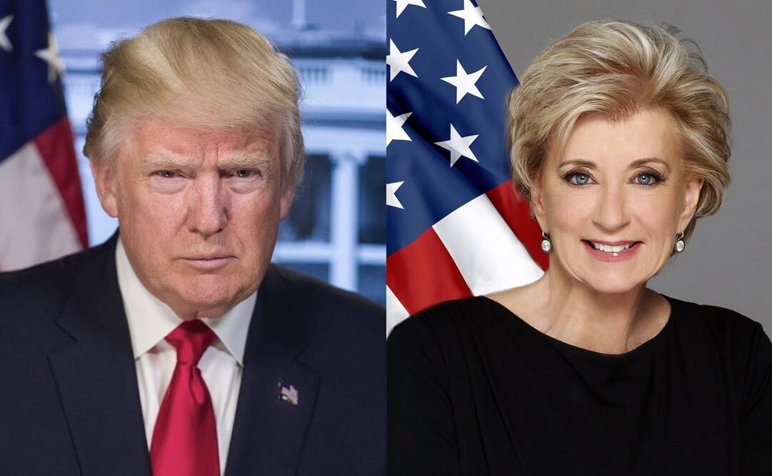 En un comunicado, Trump expresó que "Linda McMahon usará su experiencia para convertir a Estados Unidos en el número uno en Educación del mundo". Fotos: Archivo/EL UNIVERSAL