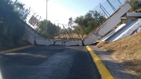 Tras caída de puente, revisan los pasos en Cuautitlán Izcalli