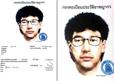 Tailandia publica retrato de sospechoso de atentado