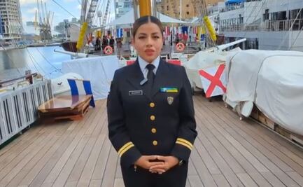 De Texcoco para el mundo: Ella es la teniente y médica que viaja en el Buque Escuela Cuauhtémoc
