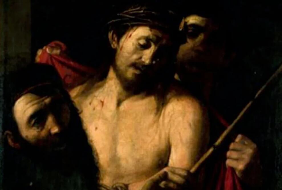 "Ecce homo" atribuido a Caravaggio. Foto: La Nación 