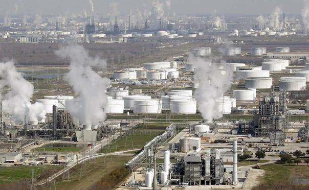 La refinería Deer Park, en Texas. Foto: Archivo / EL UNIVERSAL