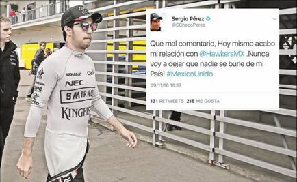 Community de patrocinador de "Checo" es mexicano y no fue despedido