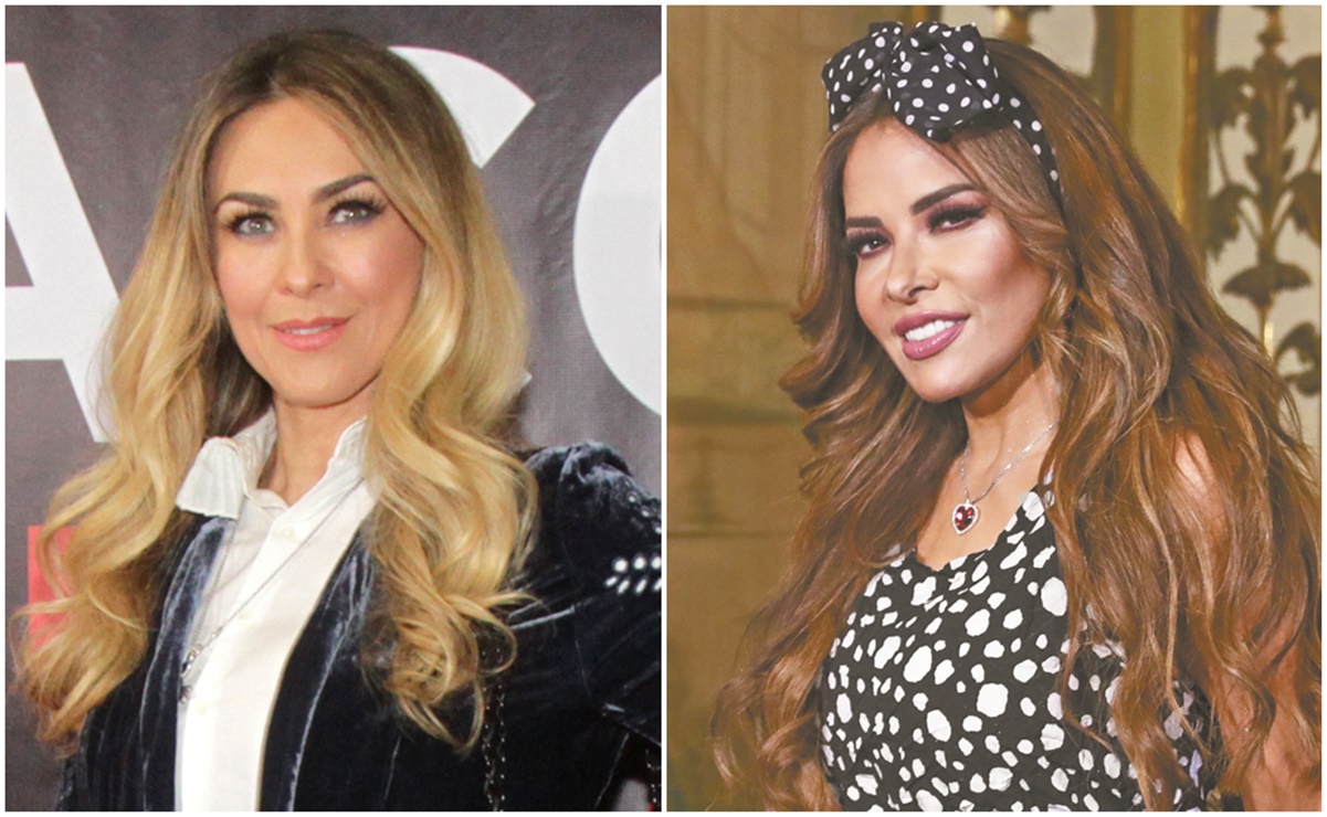 Aracely Arámbula y Gloria Trevi. Foto: Archivo