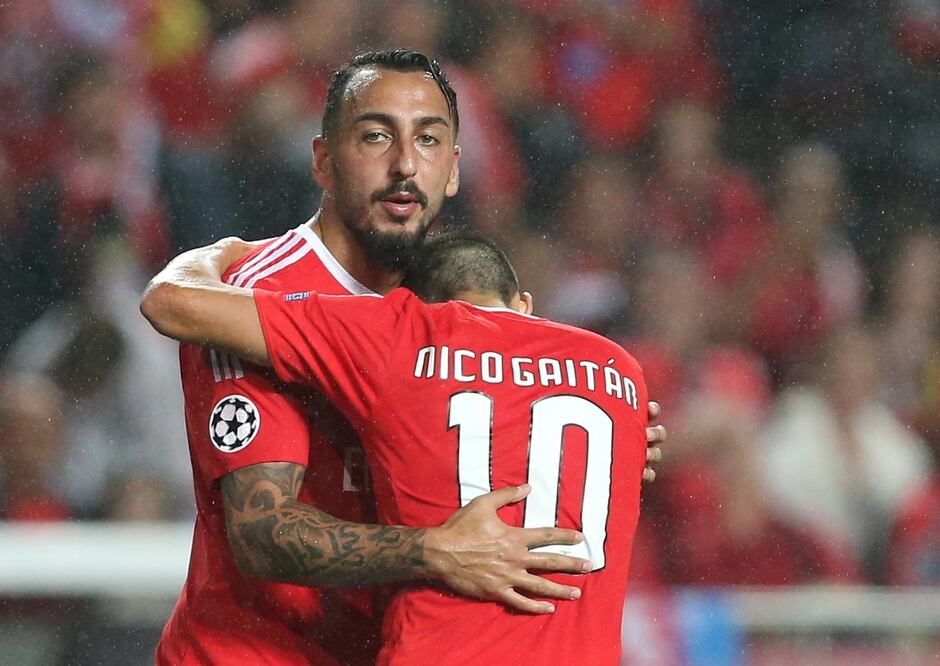 Nico Gaitán se hizo presente en el marcador al 51’ con un gran desborde (AP)