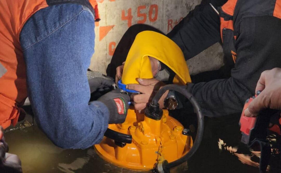 Por lluvias, alistan rehabilitación de cárcamos de rebombeo del Metro. Foto: Especial