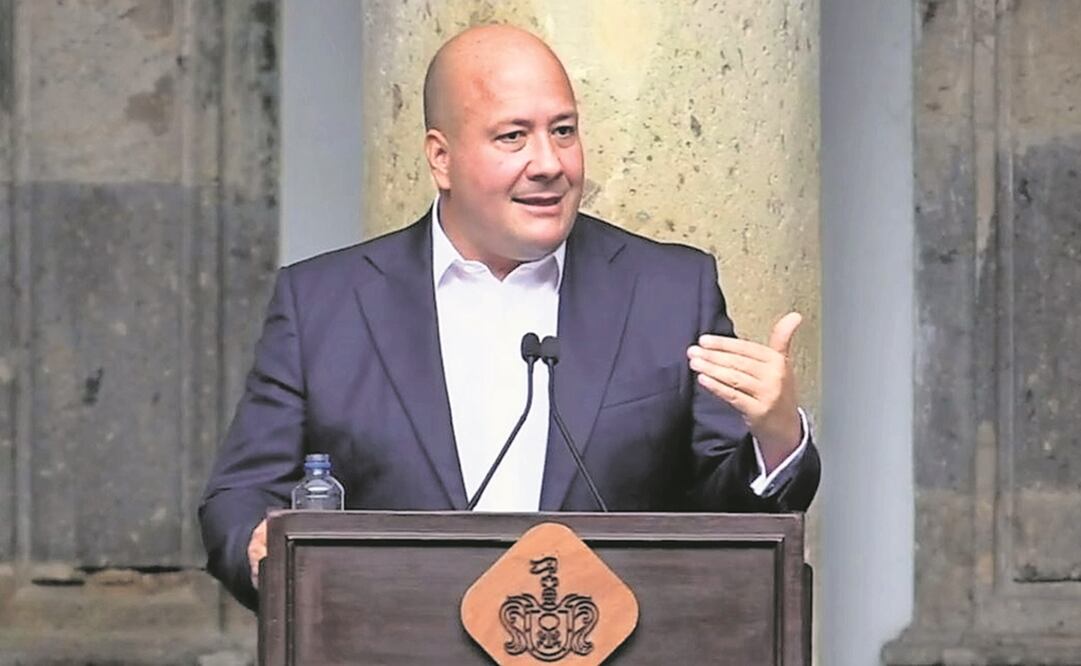 El gobernador Enrique Alfaro dijo que se enfocó a combatir 8 delitos. Foto: ESPECIAL