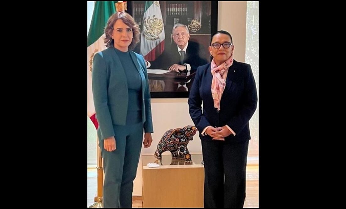 Kenia López recordó que Clara Luz Flores durante su campaña electoral como candidata de Morena al gobierno de Nuevo León mintió al negar conocer al líder de la secta NXIVM, Keith Raniere. Foto: especial