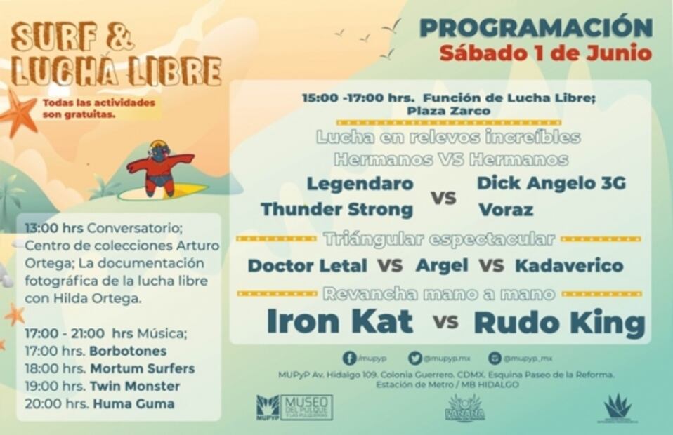 Asiste al festival de luchas en el Museo del Pulque y las Pulquerías