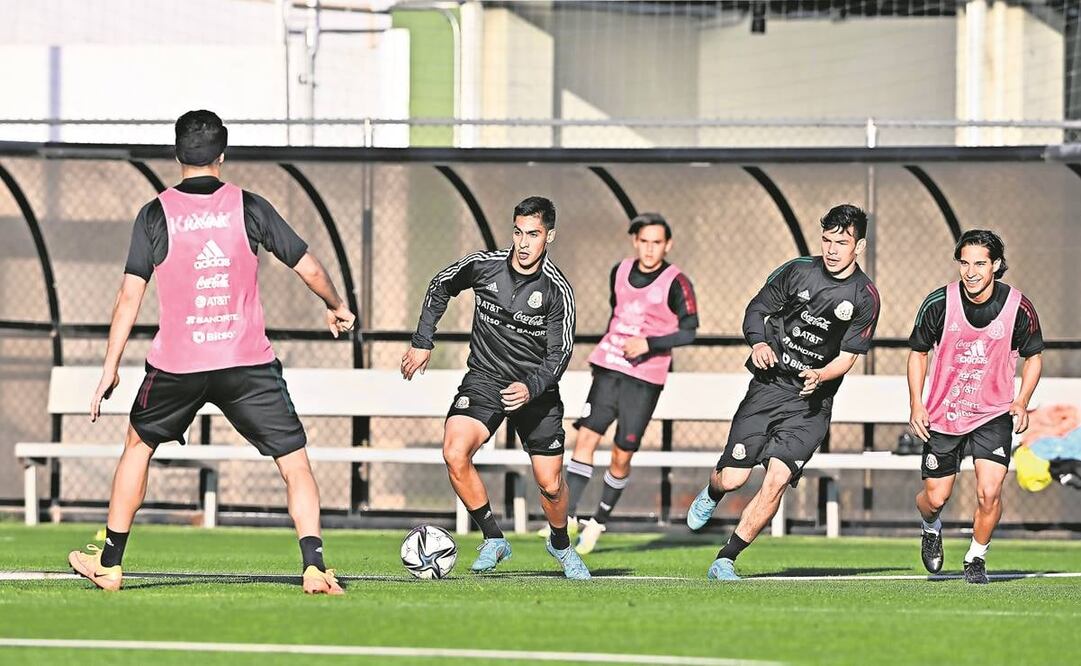 Selección Mexicana en entrenamiento. Foto: Imago7/ Etzel Espinosa
