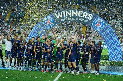 PSG remonta y conquista la Supercopa de Europa; derrota a Tottenham en la tanda de penales