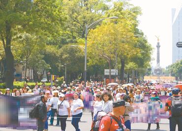 Prevén 8 manifestaciones para hoy en la CDMX