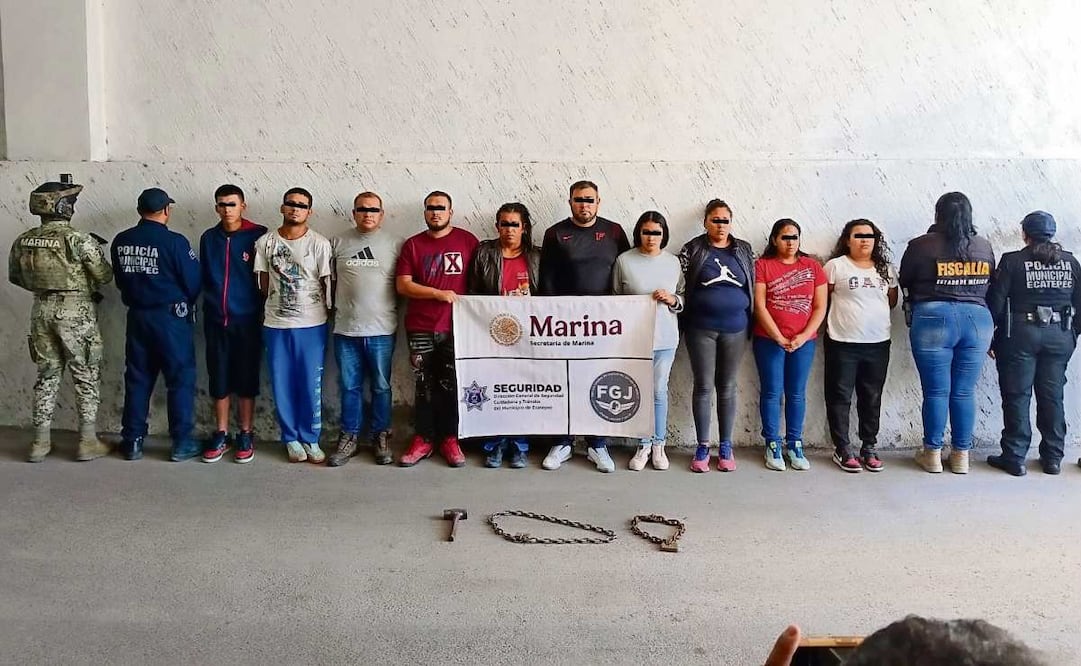 Ingresan a penal a 10 acusados por plagio y despojo en Ecatepec