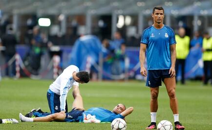 Cristiano entrena al máximo en la última práctica