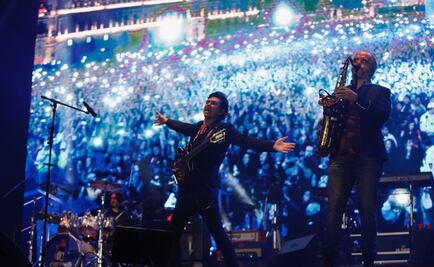 Caifanes enciende al Zócalo con concierto
