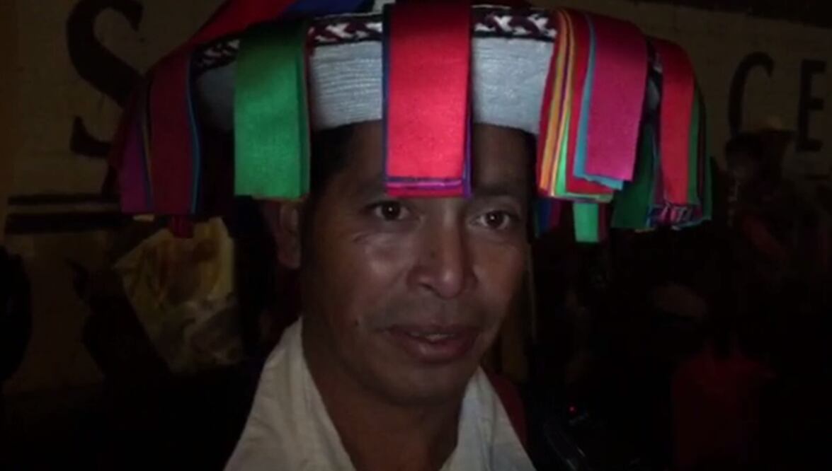 Alonso Pérez López asiste a San Cristobal de las Casas para ver al Papa Francisco (JULIÁN SÁNCHEZ. EL UNIVERSAL)