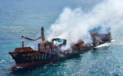 Buque con petróleo y químicos se hunde en las costas de Sri Lanka