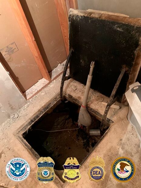 Autoridades de EU incautan drogas en túnel entre Tijuana y San Diego