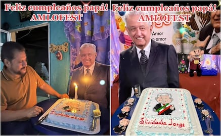 TikTok: Papá celebra cumpleaños con temática de López Obrador y lo llama "AMLO Fest"