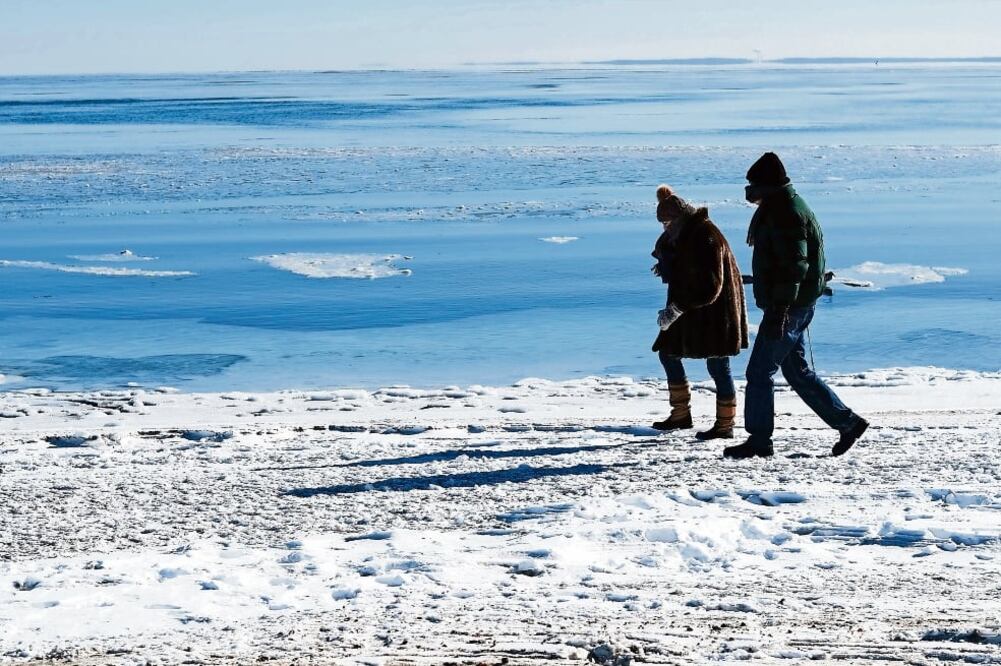 Histórico. Las bajas temperaturas registradas en las útimas dos semanas en la costa este de Estados Unidos han roto varios récords. (SPENCER PLATT. AFP)