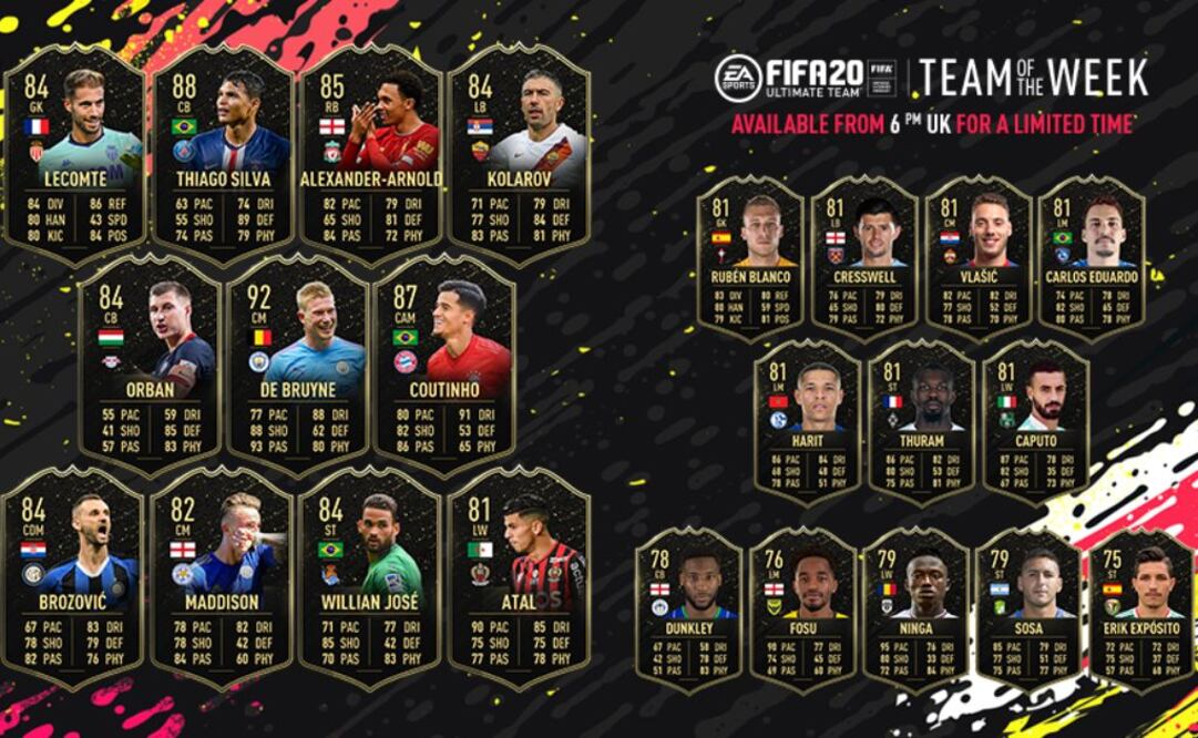 Las cartas están disponibles desde el mediodía, tiempo del centro de México. | Foto: Twitter @EASPORTSFIFA