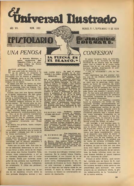 La polémica de estudiantes contra muralistas en 1924