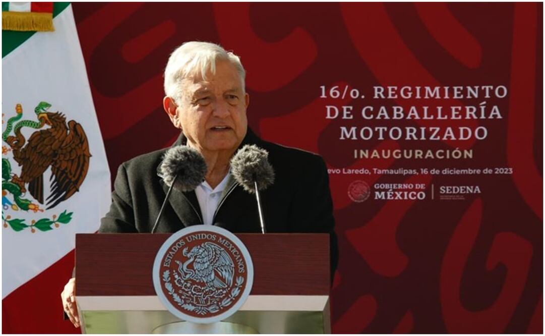 AMLO en Nuevo Laredo, Tamaulipas. Foto: Especial.