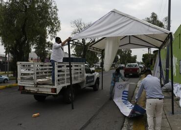 Retiran carpas callejeras de pruebas Covid-19 en Naucalpan