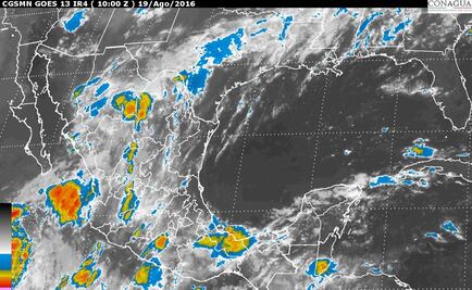 Continuarán precipitaciones en gran parte del país