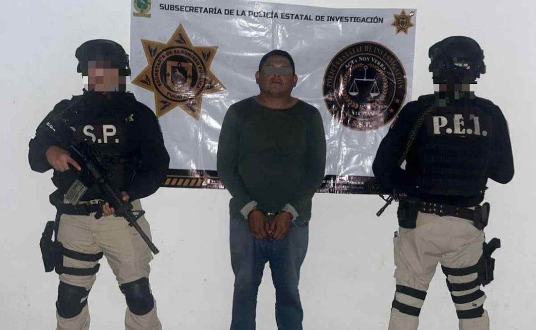 Detención en Yucatán de un presunto homicida que era buscado en Quintana Roo. Foto: Especial