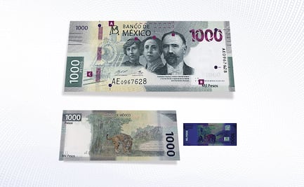 Conoce el diseño del nuevo billete de mil pesos y a sus "hermanos"