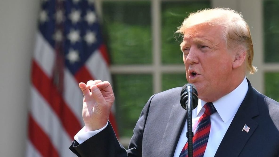 Trump anunció su plan en la Casa Blanca este jueves (Foto: Getty Images)