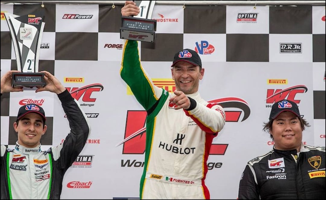 Martín Fuentes, piloto mexicano. Foto: PWC Series