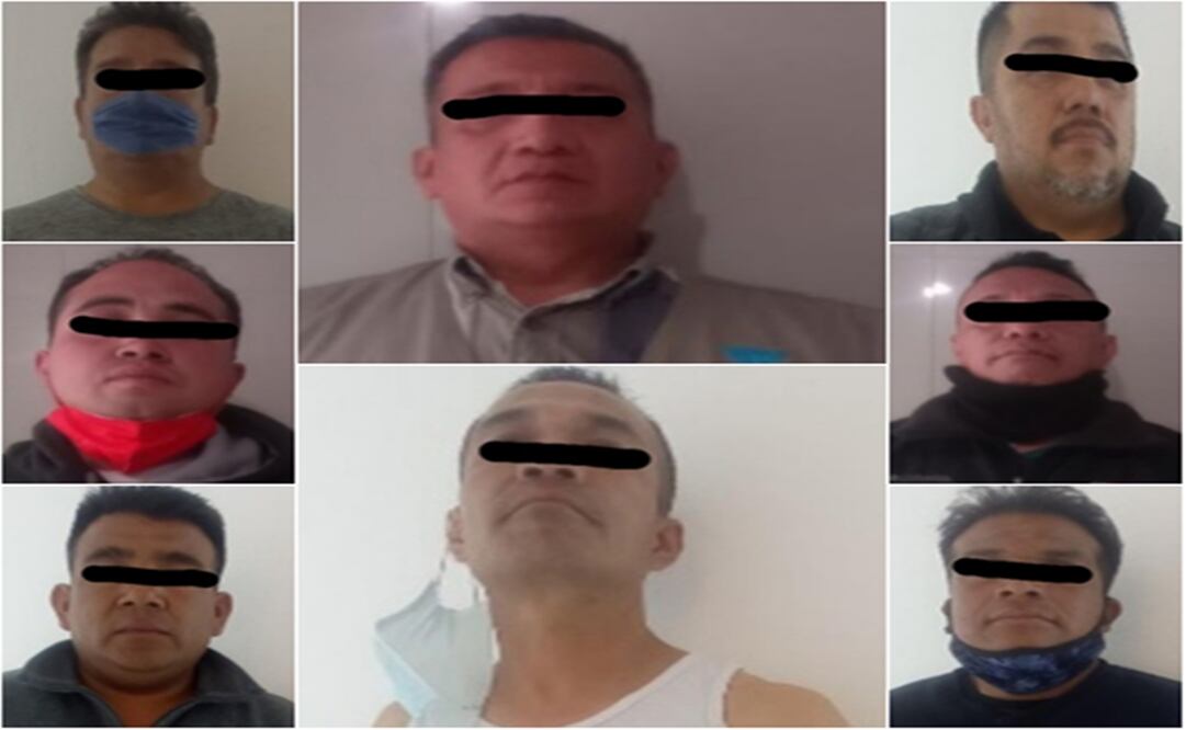 Los detenidos fueron presentados ante el Ministerio Público especializado en robo de autos, donde se inició una carpeta de investigación por su probable participación en el delito de robo de vehículo con violencia. Foto: Especial 