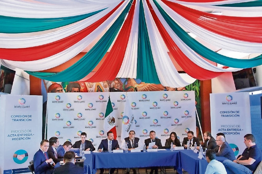 En la reunión fue aprobado el programa de trabajo para dar inicio al acta entrega-recepción en Benito Juárez, conforme a los lineamientos (ARCHIVO EL UNIVERSAL)