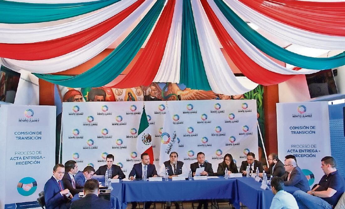 En la reunión fue aprobado el programa de trabajo para dar inicio al acta entrega-recepción en Benito Juárez, conforme a los lineamientos (ARCHIVO EL UNIVERSAL)