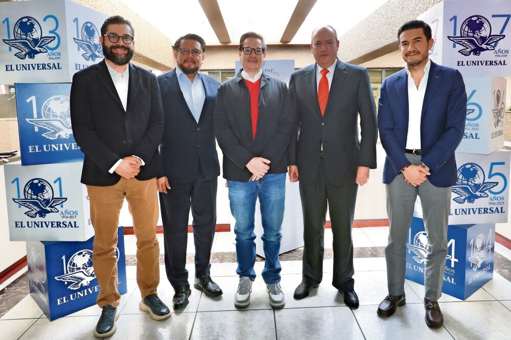 Royfid Torres, Salvador García Soto, Salomón Chertorivski, Juan Francisco Ealy Lanz Duret y Guillermo Díaz participaron en el foro de EL UNIVERSAL. Foto: berenice Fregoso / EL UNIVERSAL